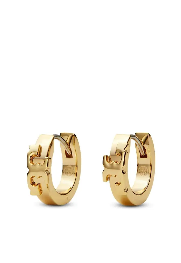 Tory Burch Serif-T örhängen - Guldfärgad