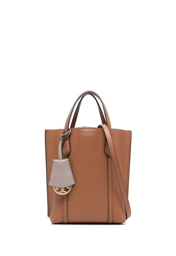Tory Burch totebag i läder - Brun