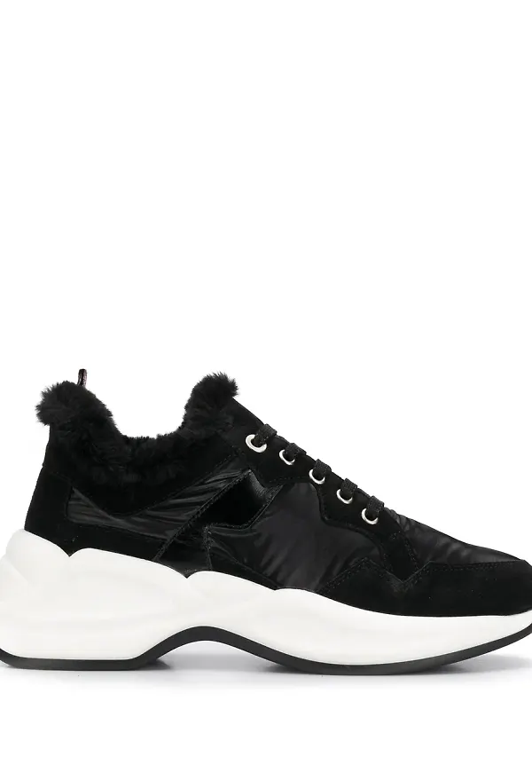 Tosca Blu låga tvåfärgade sneakers - Svart