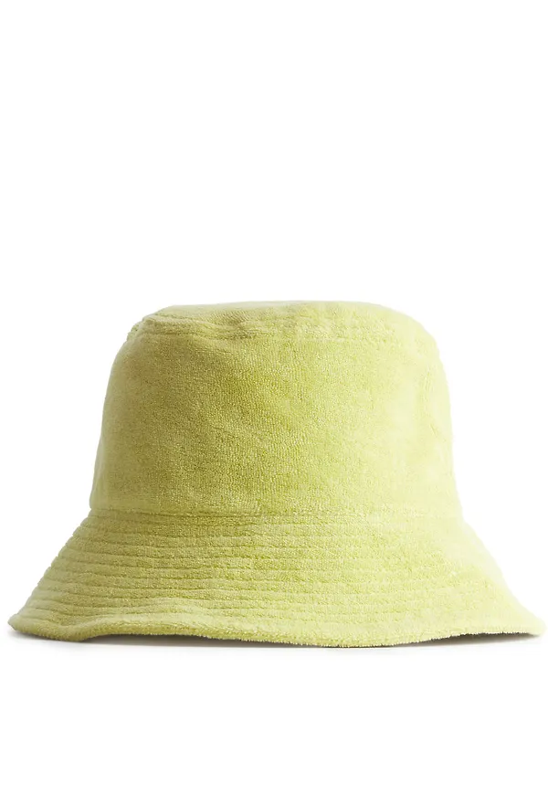 Towelling Bucket Hat - Yellow