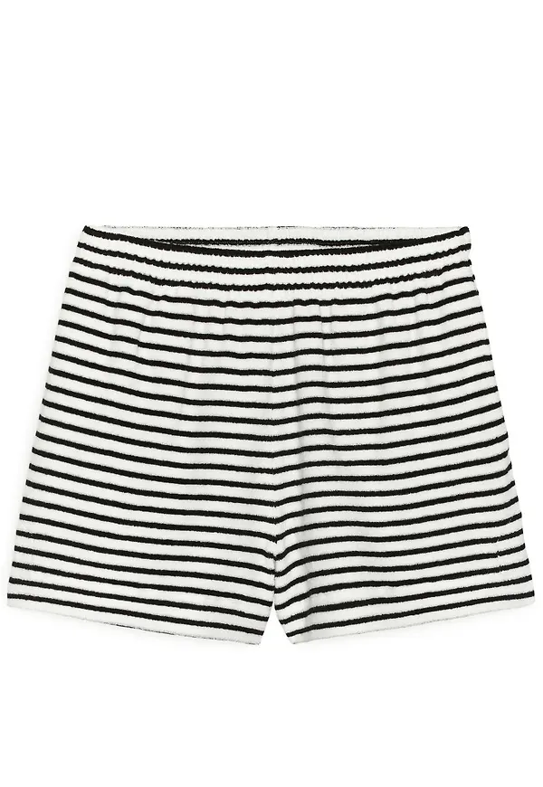 Towelling Shorts - Black