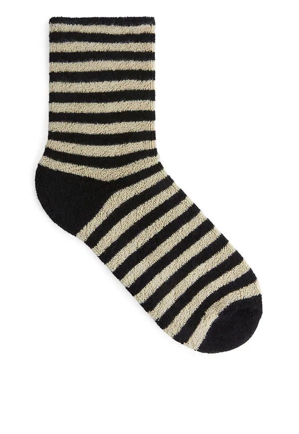 Towelling Socks - Black