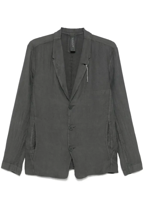 Transit enkelknäppt blazer - Grå