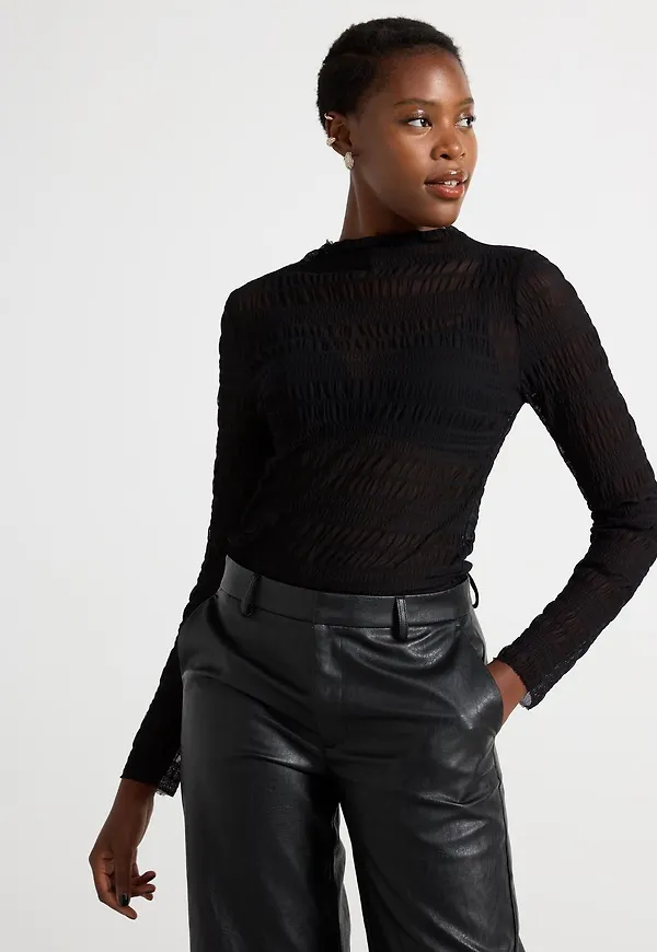 Transparent topp