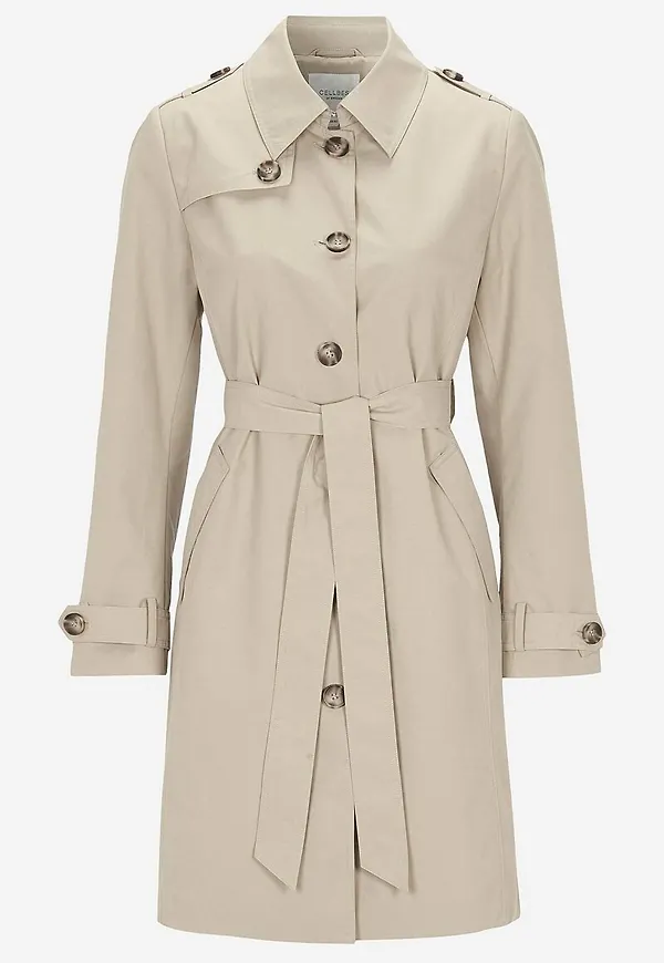 Enkelknäppt trenchcoat