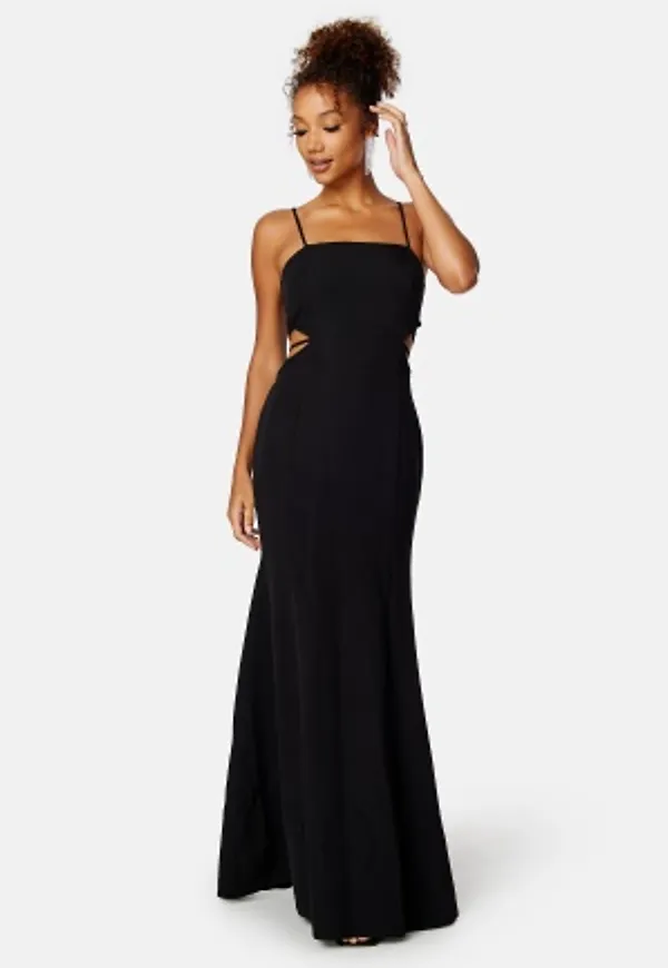 Trendyol Alva Cut-Out Maxi Dress Black 34