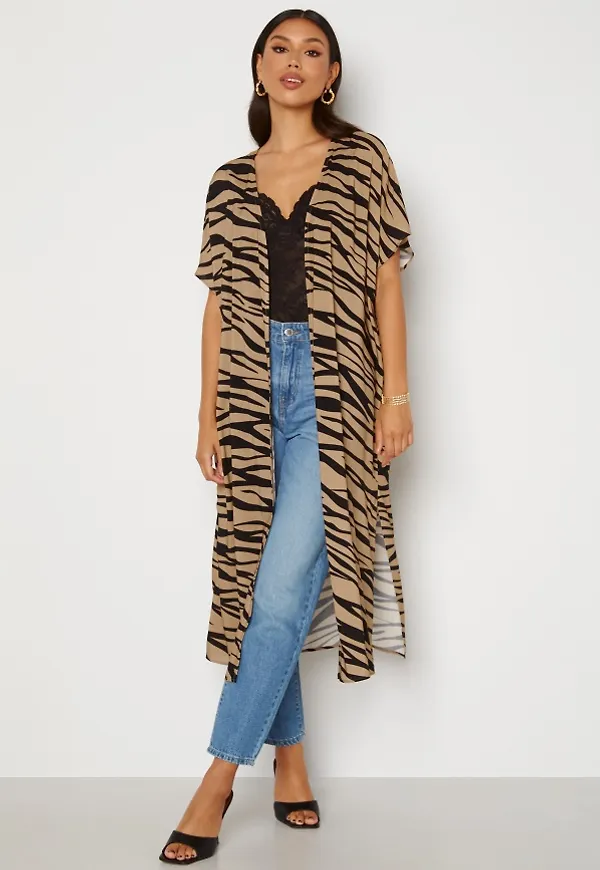 Trendyol Beach Kaftan Brown S/M