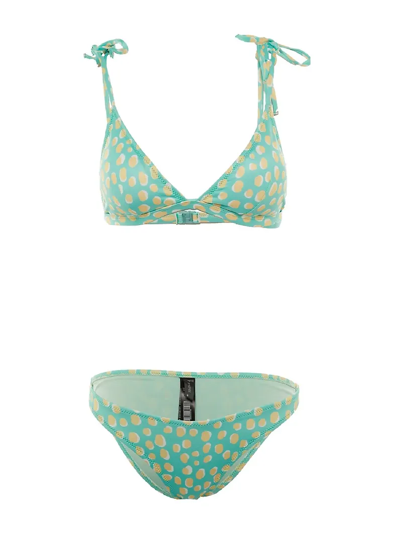 Trendyol Bikini ljusgul / mint / vit