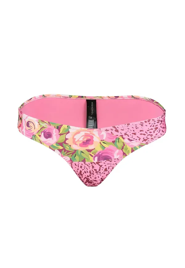 Trendyol Bikiniunderdel grön / rosa / gammalrosa / mörkrosa
