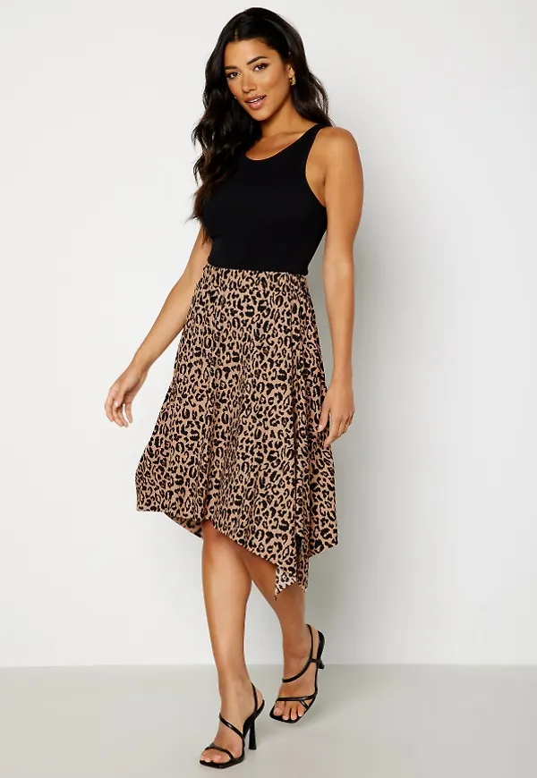 Trendyol Cassie Midi Skirt Brown M
