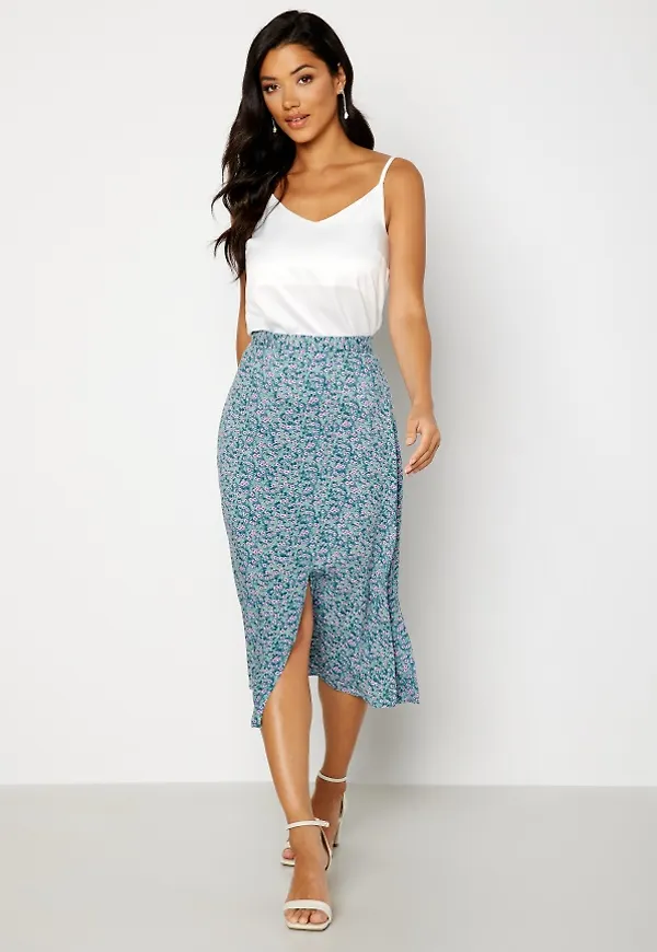 Trendyol Donna Midi Skirt Blue 36