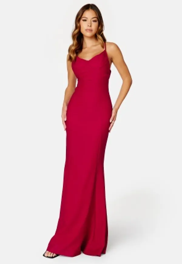 Trendyol Isadora Maxi Dress Burgundy 38
