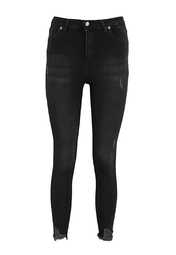 Trendyol Jeans svart denim