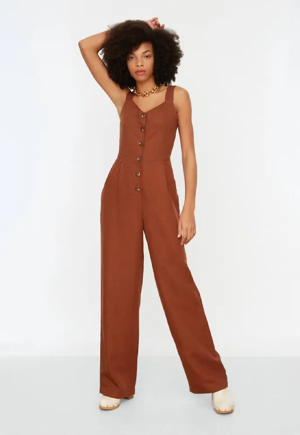Trendyol Jumpsuit rostbrun