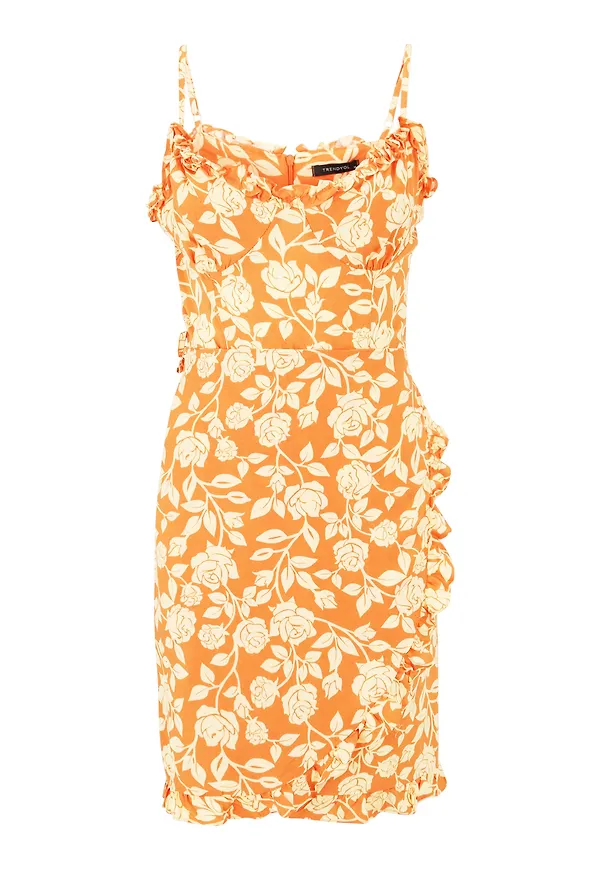 Trendyol Klänning beige / orange