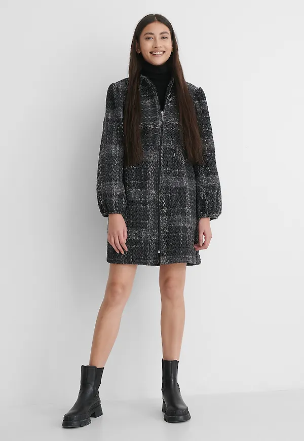 Trendyol Klänning Med Dragkedja - Checkered