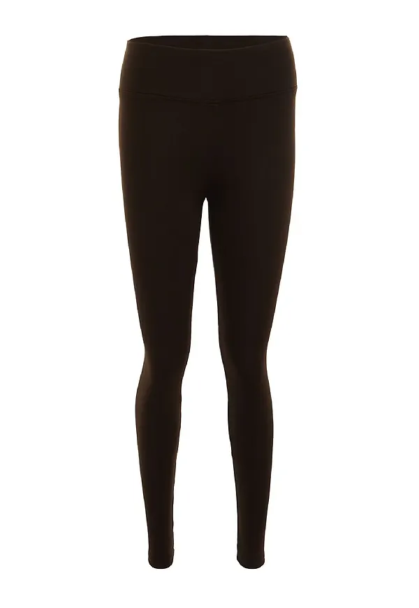 Trendyol Leggings mörkbrun