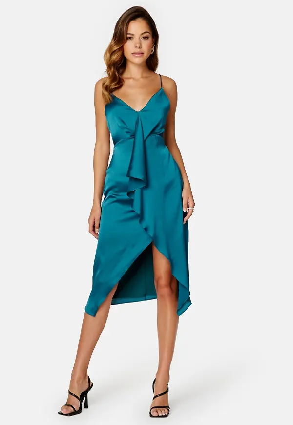 Trendyol Madison Midi Dress Petrol 38