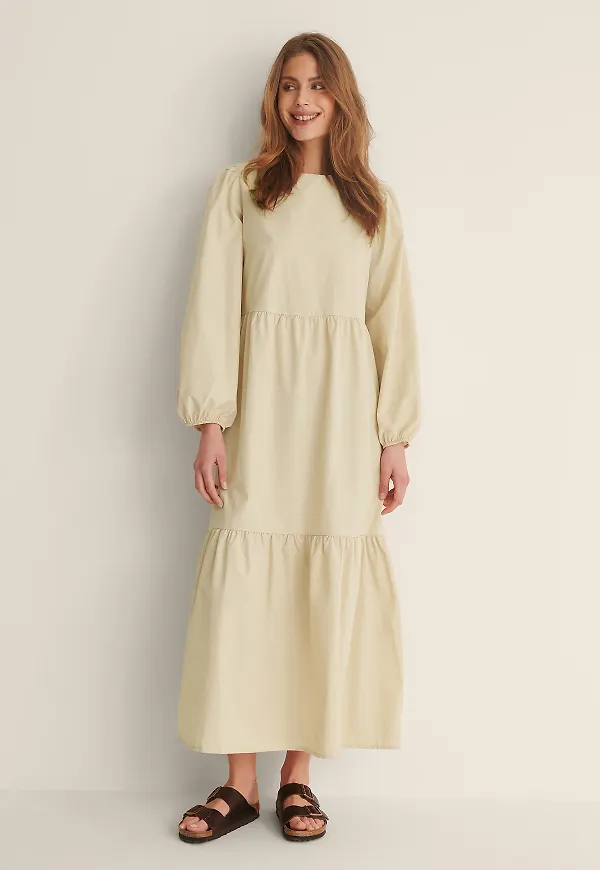 Trendyol Maxiklänning - Beige