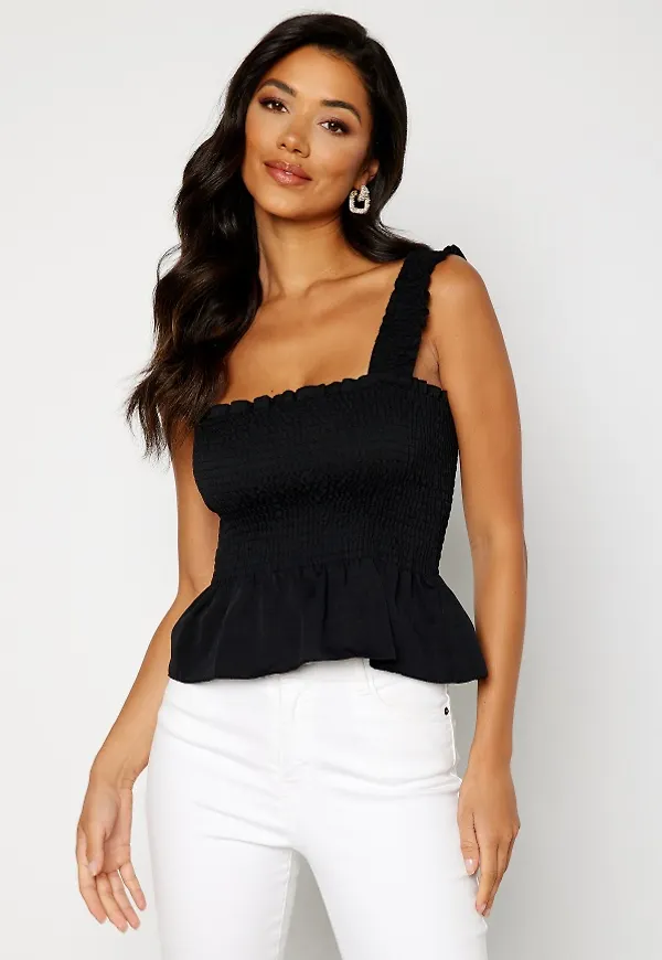 Trendyol Ninni Smock Top Black 38