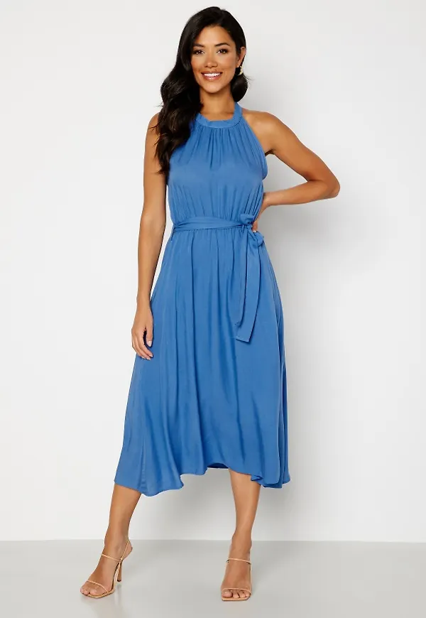 Trendyol Simone High Neck Dress Indigo 36