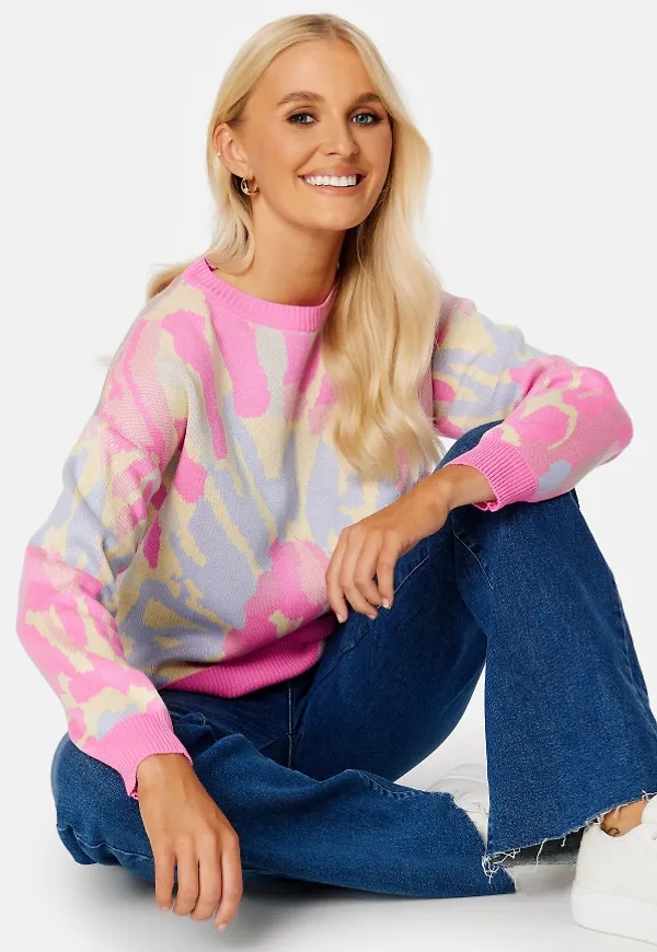 Trendyol Tyra Knitted Sweater Pink M
