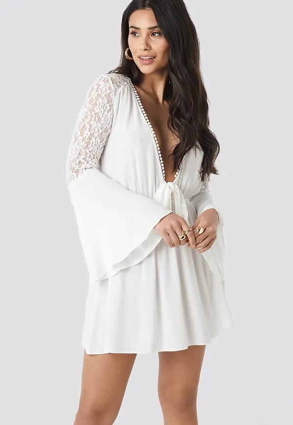 Trendyol Yol Bora Dress - White