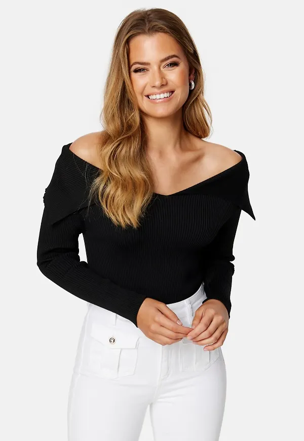 Trendyol Zoey Off Shoulder Top Black M