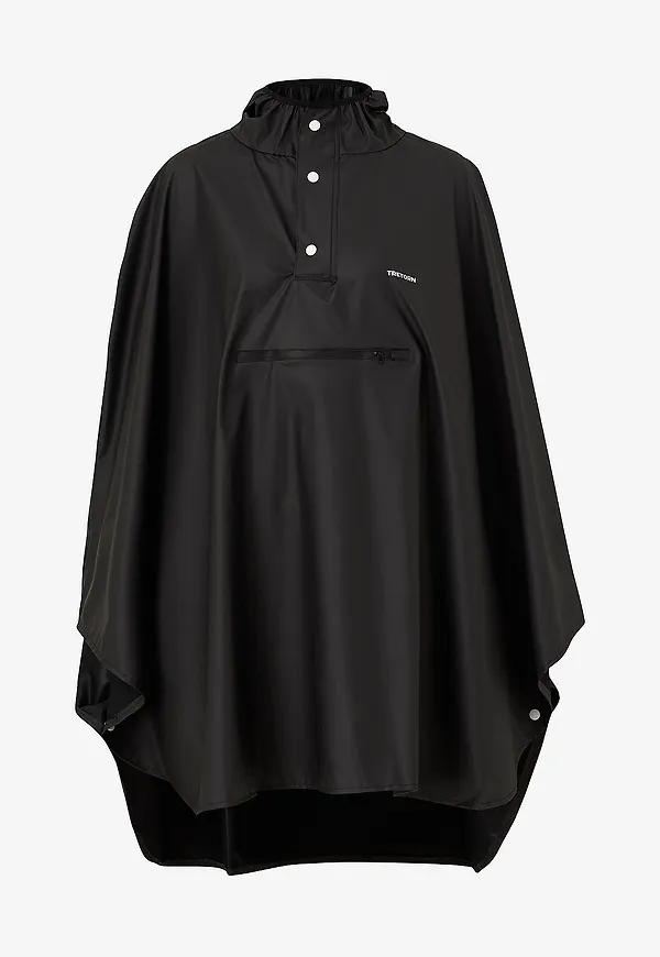 Tretorn - Regnponcho PU Light - Svart