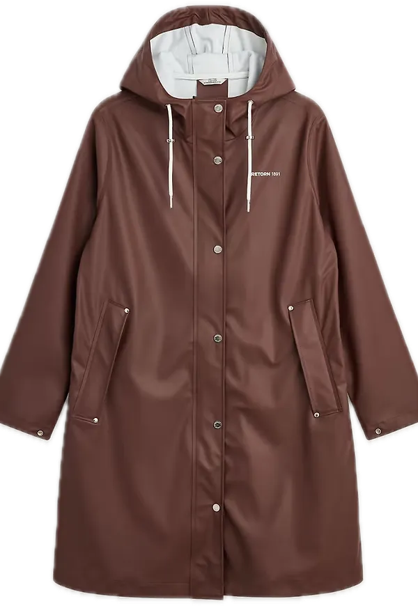 Tretorn Women's Wings A-Shape Rain Coat French Roast