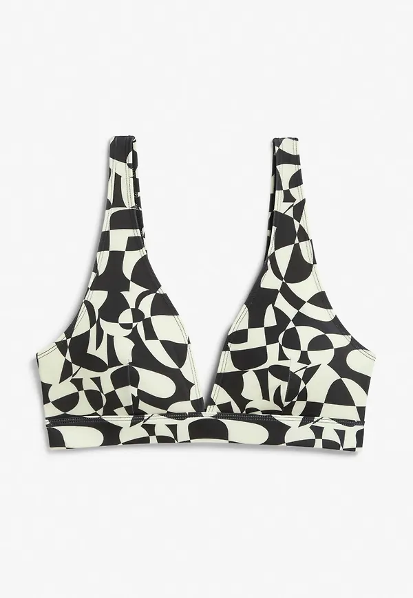 Triangle bikini top - Beige