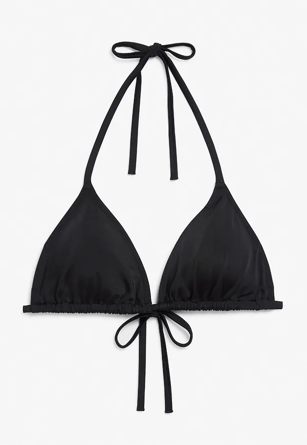 Triangle bikini top - Black