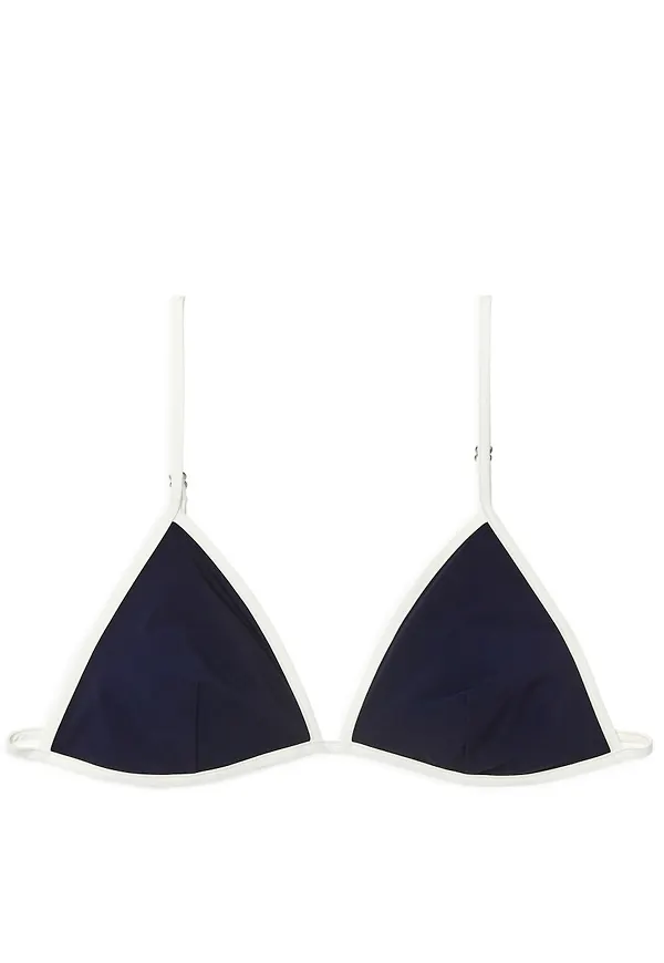 Triangle Bikini Top - Blue