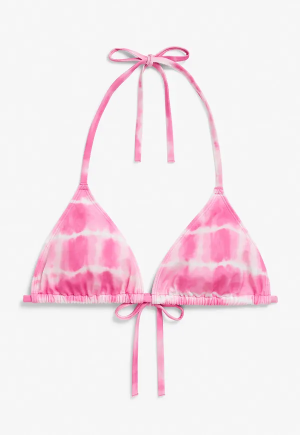 Triangle bikini top - Pink