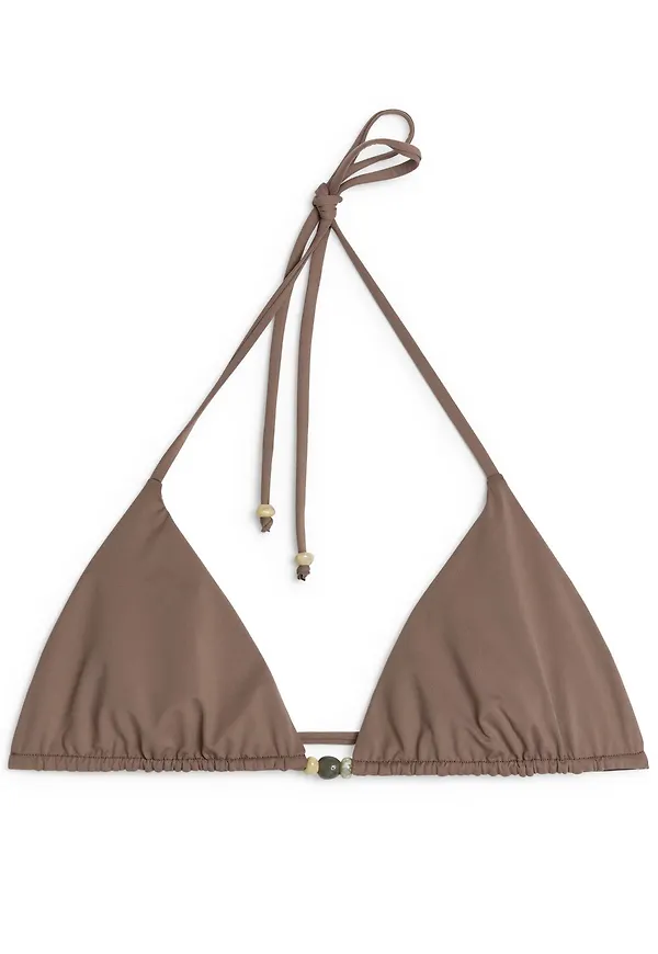 Triangle Bikini Top - Brown