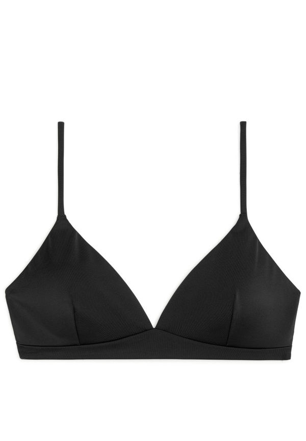Triangle Cup Bikini Top - Black