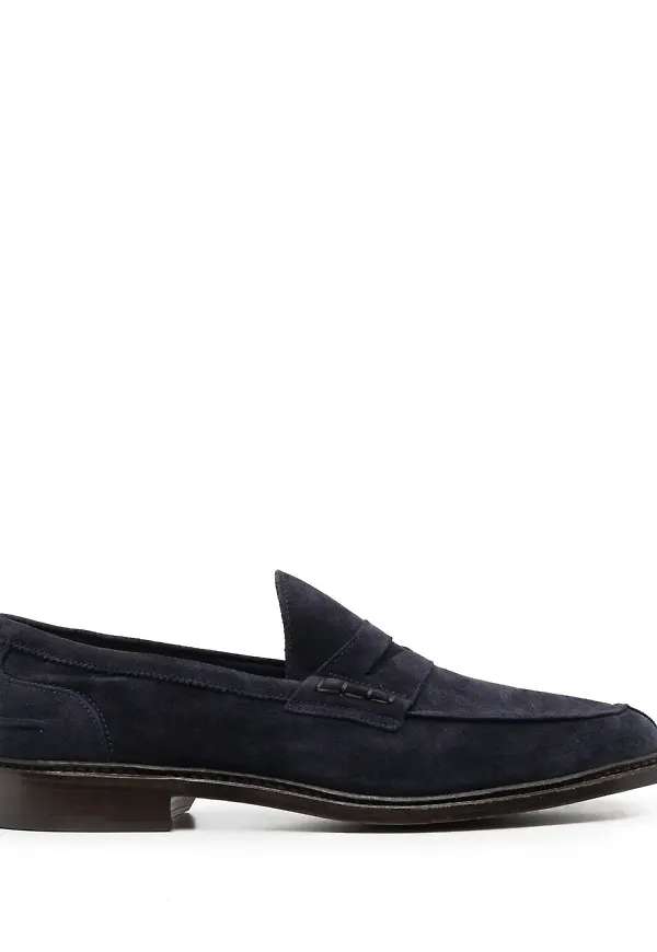 Tricker's Adam slip on-loafers - Blå