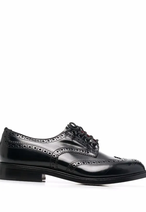 Tricker's Bourton klassiska brogues - Svart