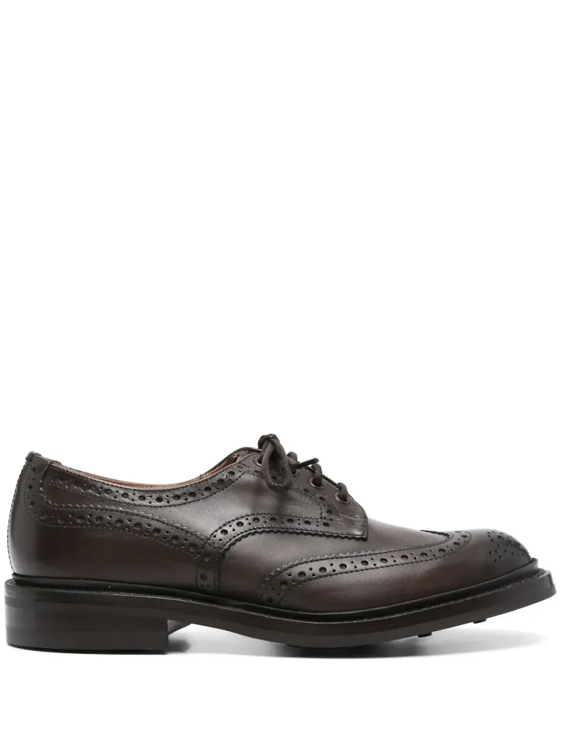 Tricker's brogues i läder - Brun