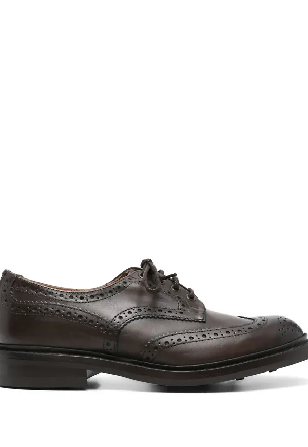 Tricker's brogues i läder - Brun
