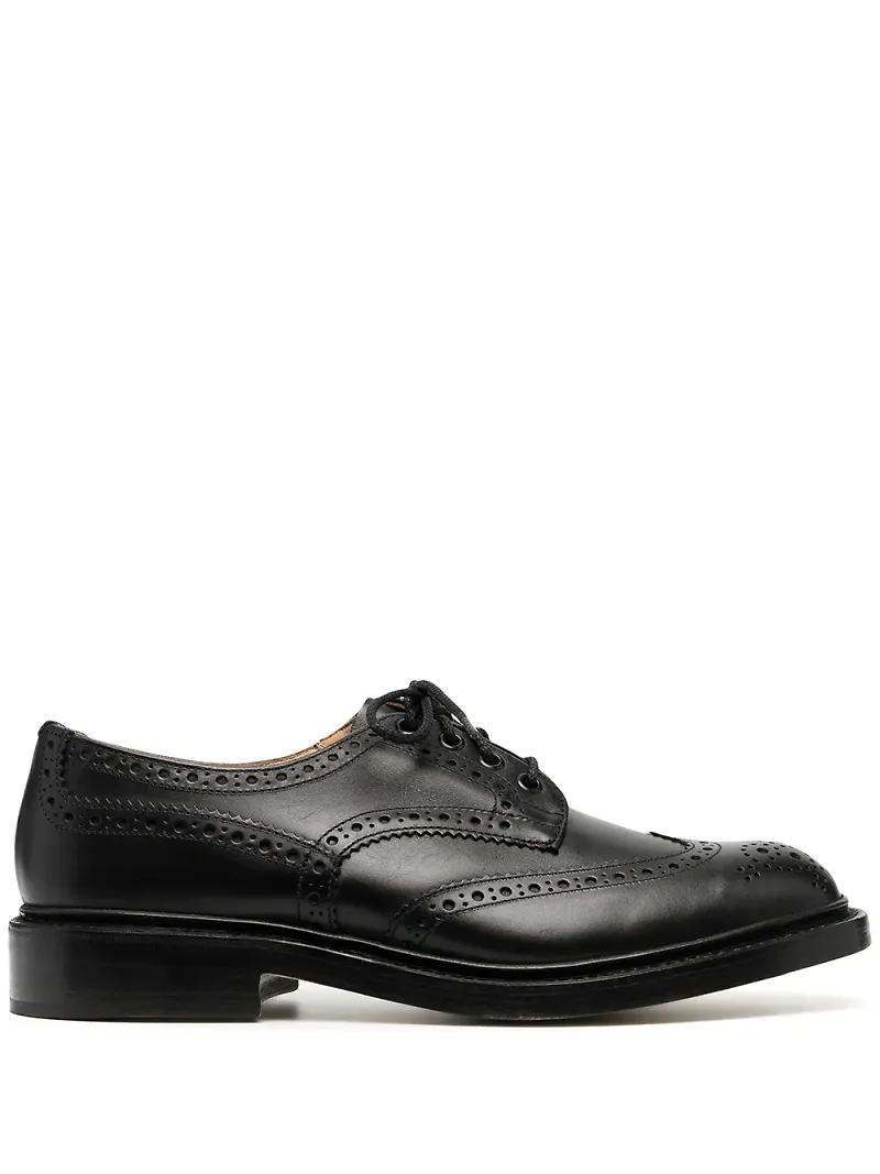 Tricker's Brogues i läder - Svart