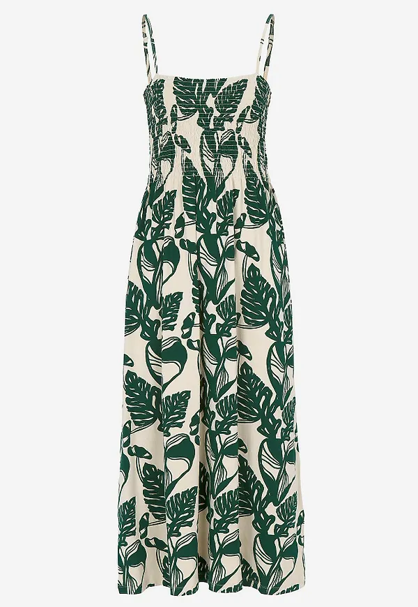 Trikåklänning med smock
