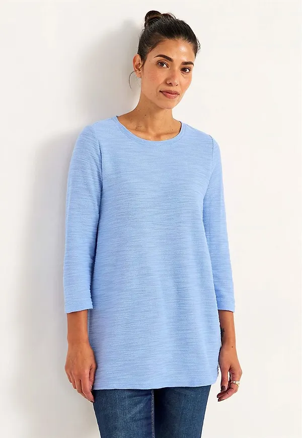 Trikåtunika med struktur