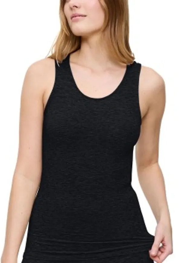 Triumph Beauty Layers Wool Tank Top Svart ull Medium Dam