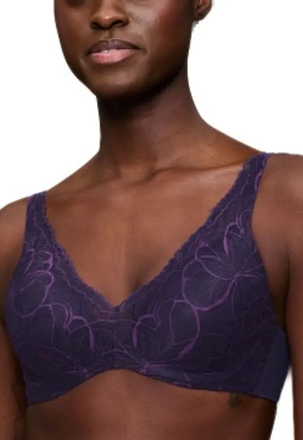 Triumph BH Body Make-Up Illusion Lace WP Mörklila E 85 Dam
