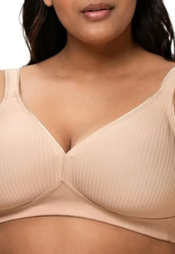 Triumph BH Modern Soft Cotton Soft Bra Beige A 70 Dam