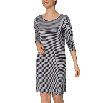 Triumph Lounge Me Natural Modal Night Dress Mörkgrå viskos 40 Dam