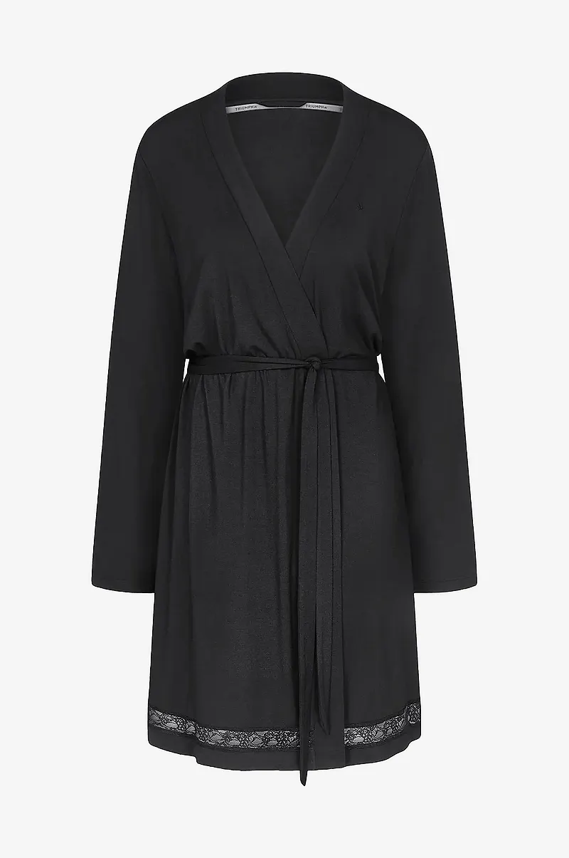 Triumph - Morgonrock Comfort Allure Robe - Svart