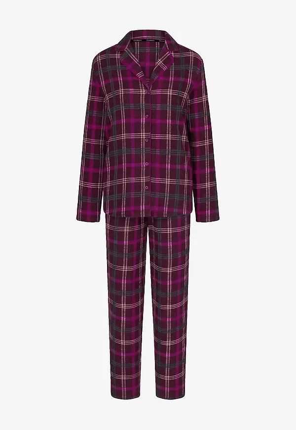 Triumph - Pyjamasset Boyfriend PW 01 X Checks - Röd