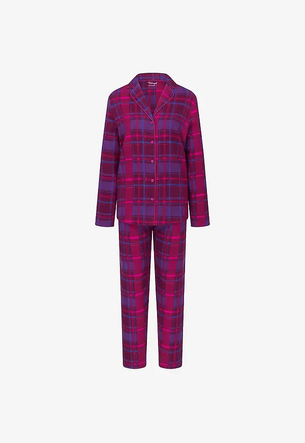 Triumph - Pyjamasset Boyfriend PW 01 X Checks - Rosa